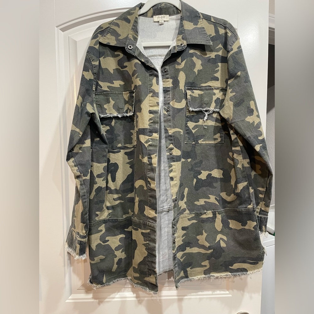 Large Camo Shacket